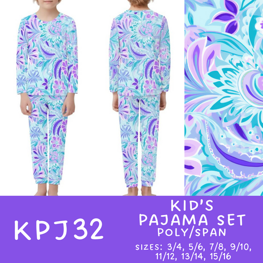 Batch #280 - Family Pajama Party - Closes 1/31 - ETA mid/late March - KPJ32 Kid's Pajama Sets