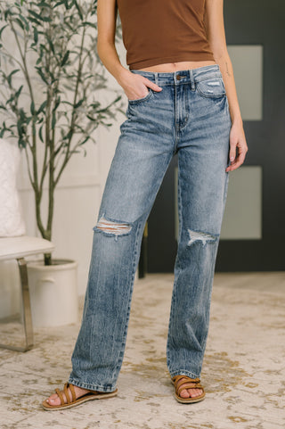 Kayla High Waist Rigid Magic Slim Straight