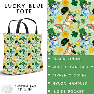Batch #463 - Magical Characters Lucky - Closes 12/15 - ETA early Feb - Lucky Blue Tote