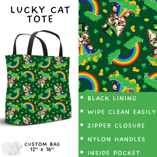 Batch #464 - Lucky Charm Collection - Closes 12/17 - ETA early Feb - Lucky Cat Tote