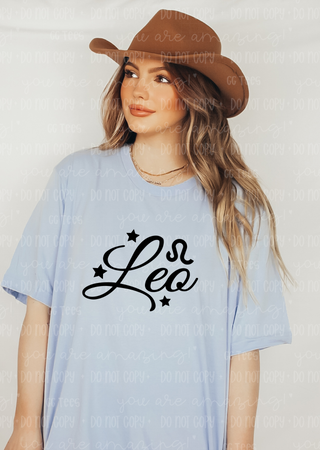 Leo Zodiac Sign Tee