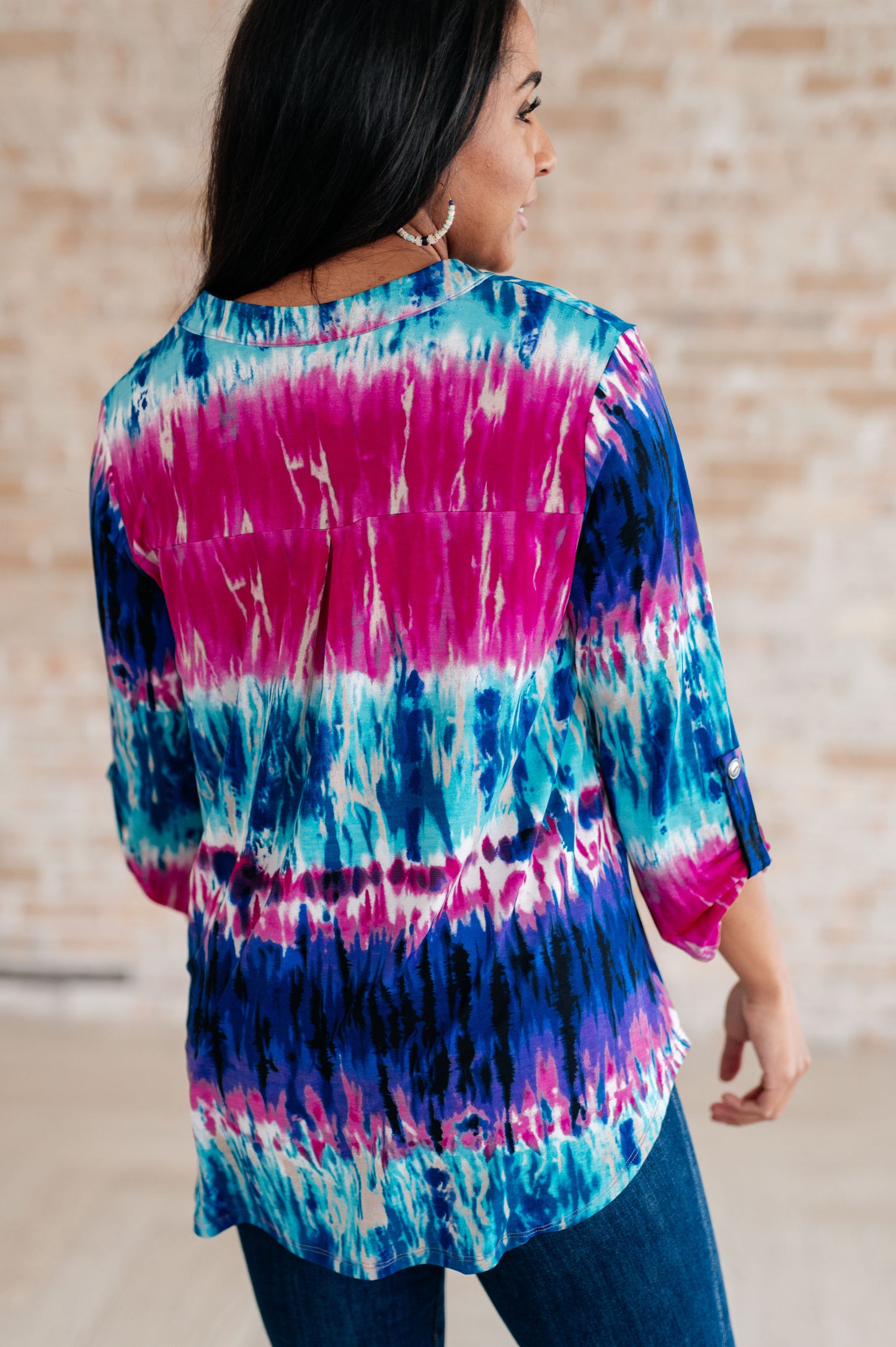 Lizzy Top in Tie Dye