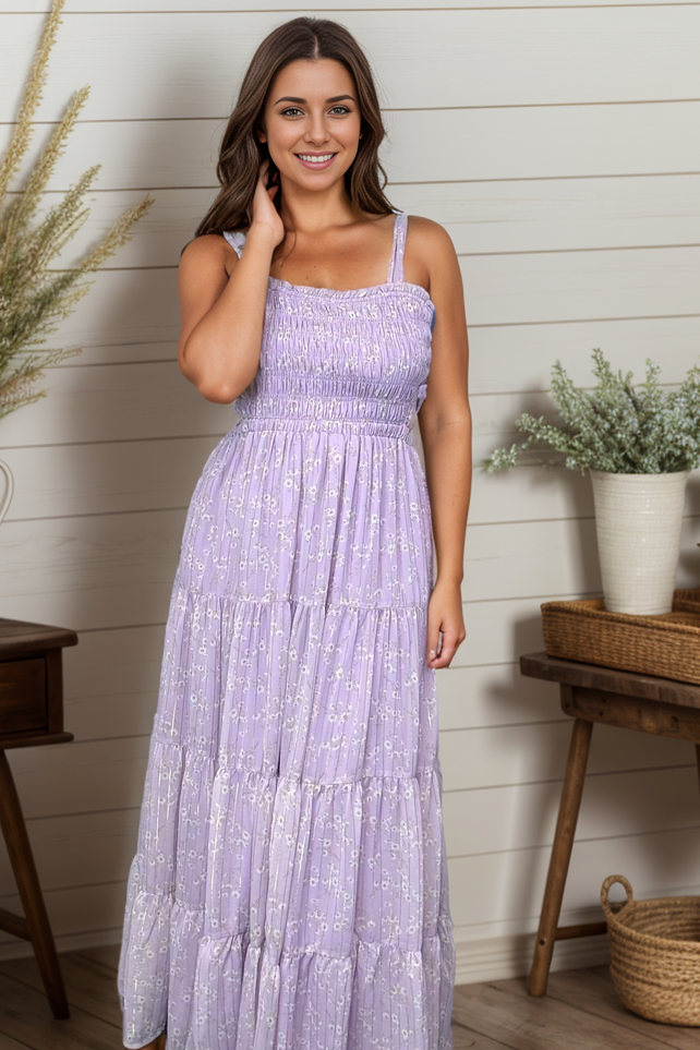 Lovely in Lavender - Maxi Dress