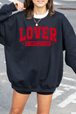 Black Sweatshirt Red Writing