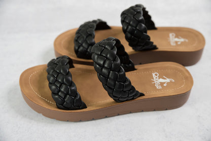 Wind It Up Sandals in Black