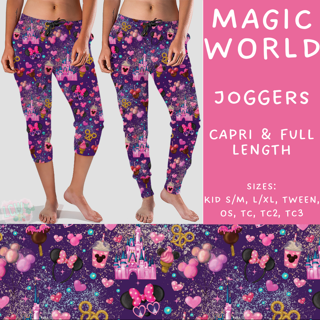 Batch #250 - Magical Valentine - Closes 12/9 - ETA late Jan - Magic World Full and Capri Length Joggers