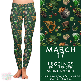 Batch #464 - Lucky Charm Collection - Closes 12/17 - ETA early Feb - March 17 Full Length Leggings