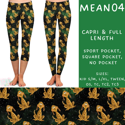 Batch #226 - Mr Mean - Closes 10/29 - ETA early/mid Dec - Mean04 Full and Capri Length Leggings