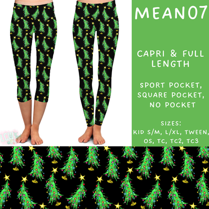 Batch #226 - Mr Mean - Closes 10/29 - ETA early/mid Dec - Mean07 Full and Capri Length Leggings