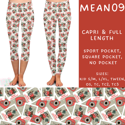 Batch #226 - Mr Mean - Closes 10/29 - ETA early/mid Dec - Mean09 Full and Capri Length Leggings