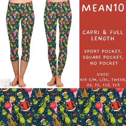 Batch #226 - Mr Mean - Closes 10/29 - ETA early/mid Dec - Mean10 Full and Capri Length Leggings