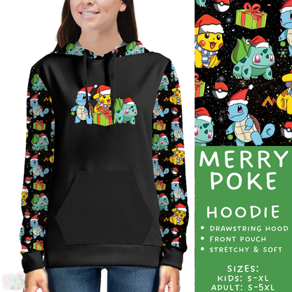 PREORDER Batch #219 - Christmas Characters - Closes 10/21 - ETA late Nov - Merry Poke Hoodie