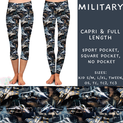 Batch #248 - Careers Collection - Closes 12/4 - ETA late Jan - Military Full and Capri Length Leggings