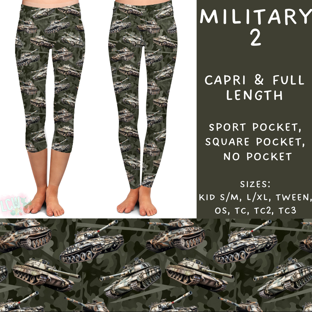 Batch #248 - Careers Collection - Closes 12/4 - ETA late Jan - Military 2 Full and Capri Length Leggings