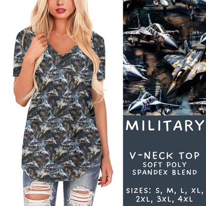 Batch #248 - Careers Collection - Closes 12/4 - ETA late Jan - Military V-Neck Tee