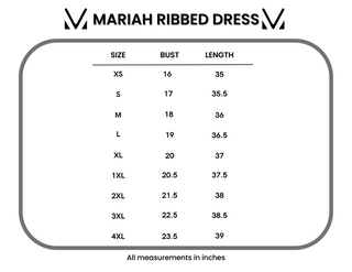 IN STOCK Mariah Ribbed Dress - Black Stripes FINAL SALE