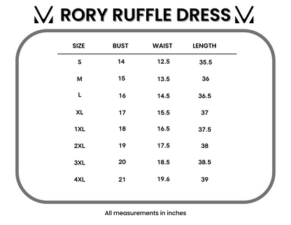 Rory Ruffle Dress - Golden Floral FINAL SALE