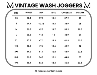 IN STOCK Vintage Wash Joggers - Purple