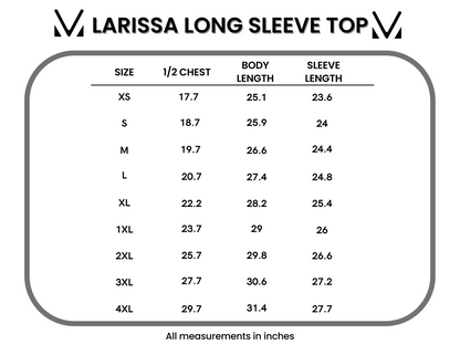 Larissa Long Sleeve - Olive | Women's V-Neck Top