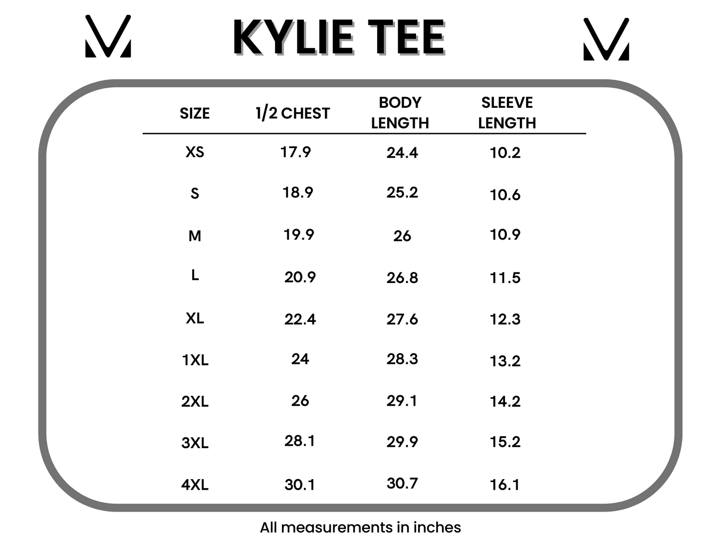 Kylie Tee - Detroit Blue and Grey