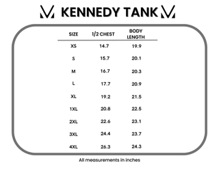 IN STOCK Kennedy Tank - Dusty Blue