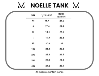 IN STOCK Noelle Tank - Red Liberty Stars