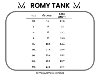 IN STOCK Romy Tank - Patriotic Cherries