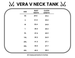 IN STOCK Vera V Neck Tank - Pink