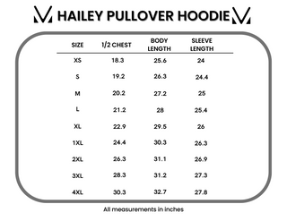 IN STOCK Hailey Pullover Hoodie - Burgundy Bloom and Grey Stripes FINAL SALE