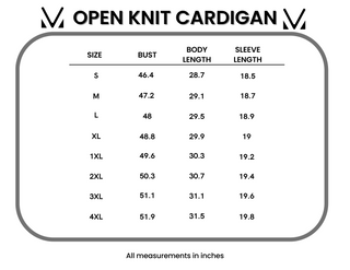 IN STOCK Open Knit Cardigan - Purple