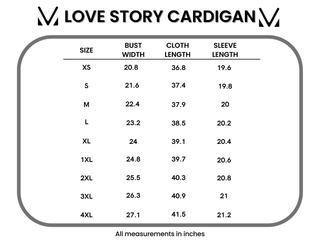 IN STOCK Love Story Cardigan