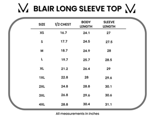 IN STOCK Blair Long Sleeve Top - Ditsy Blush Floral