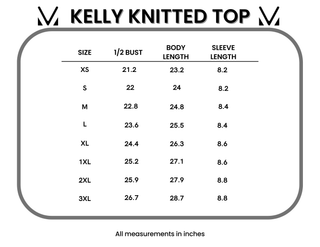 IN STOCK Kelly Knitted Top - Sage