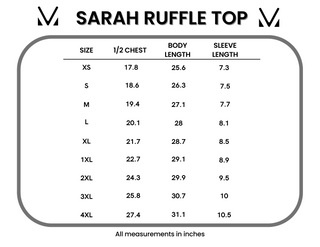 IN STOCK Sarah Ruffle Short Sleeve - Periwinkle Purple FINAL SALE