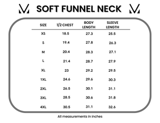 IN STOCK Soft Funnel Neck - Neutral Leaves