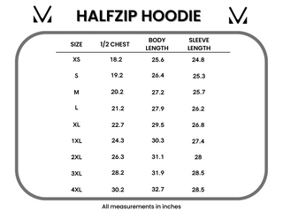 IN STOCK HalfZip Hoodie - Wildflower Meadow