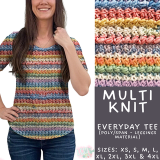 Batch #461 - October Request Run - Closes 12/9 - ETA late Jan - Multi Knit Everyday Tee