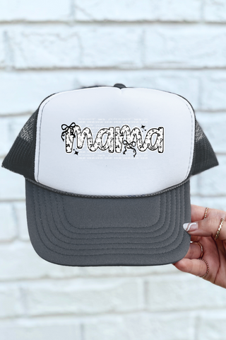 Mama Floral & Bows Trucker Hat