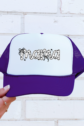 Mama Floral & Bows Trucker Hat