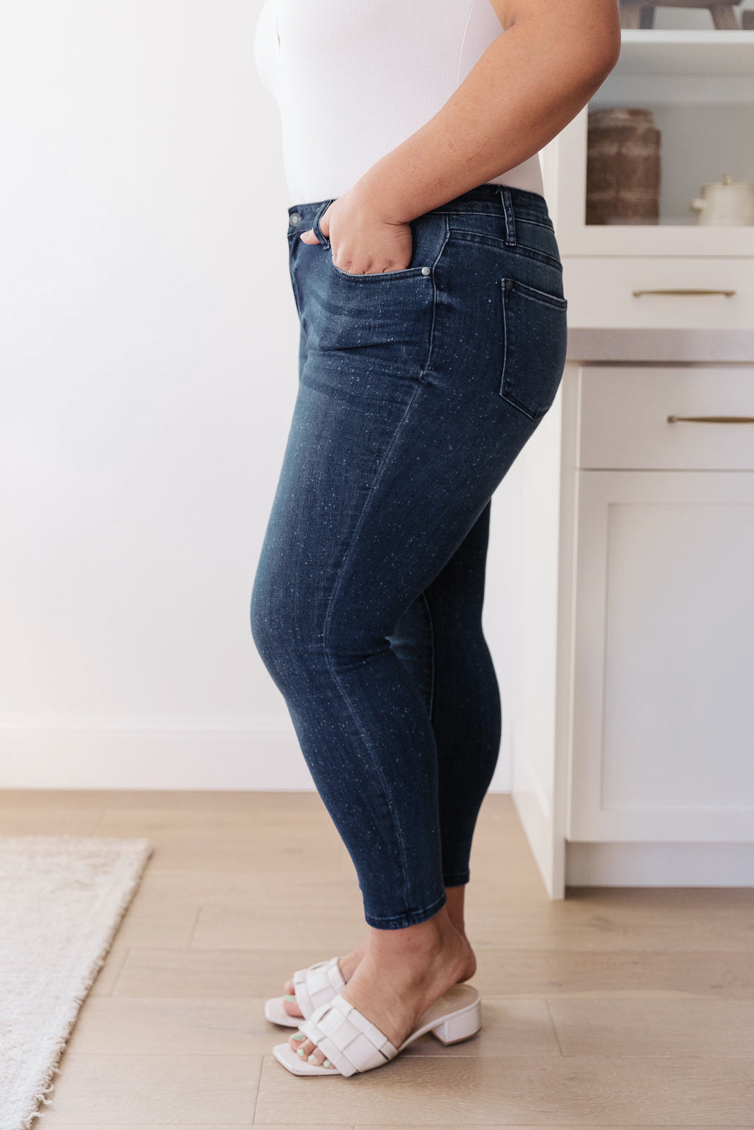 Mid-Rise Relaxed Fit Mineral Wash Jeans