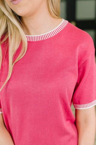 My, Oh, My Trim Detail Top