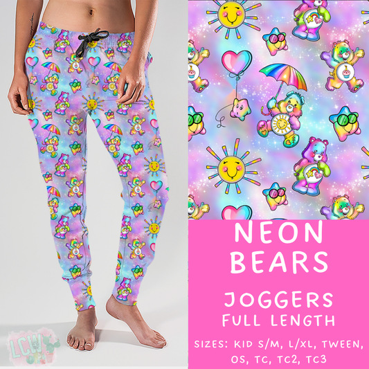 Batch #278 - Cool Characters 7 - Closes 1/29 - ETA early April - Neon Bears Joggers