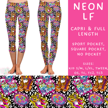 Batch #274 - Fun Run 7 - Closes 1/22 - ETA late March - Neon LF Full and Capri Length Leggings