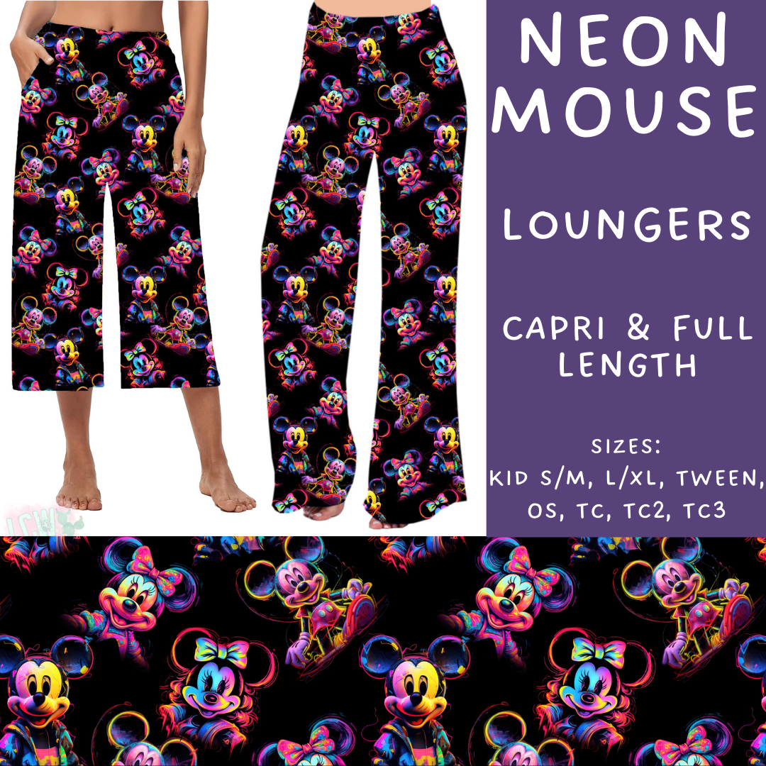 Batch #239 - Magical Faves 9 - Closes 11/18 - ETA early/mid Jan - Neon Mouse Capri and Full Length Loungers