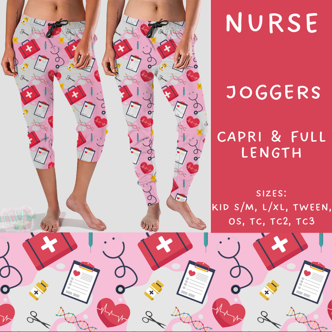 Batch #248 - Careers Collection - Closes 12/4 - ETA late Jan - Nurse Full and Capri Length Joggers