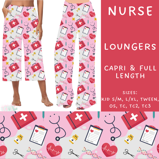 Batch #248 - Careers Collection - Closes 12/4 - ETA late Jan - Nurse Capri and Full Length Loungers