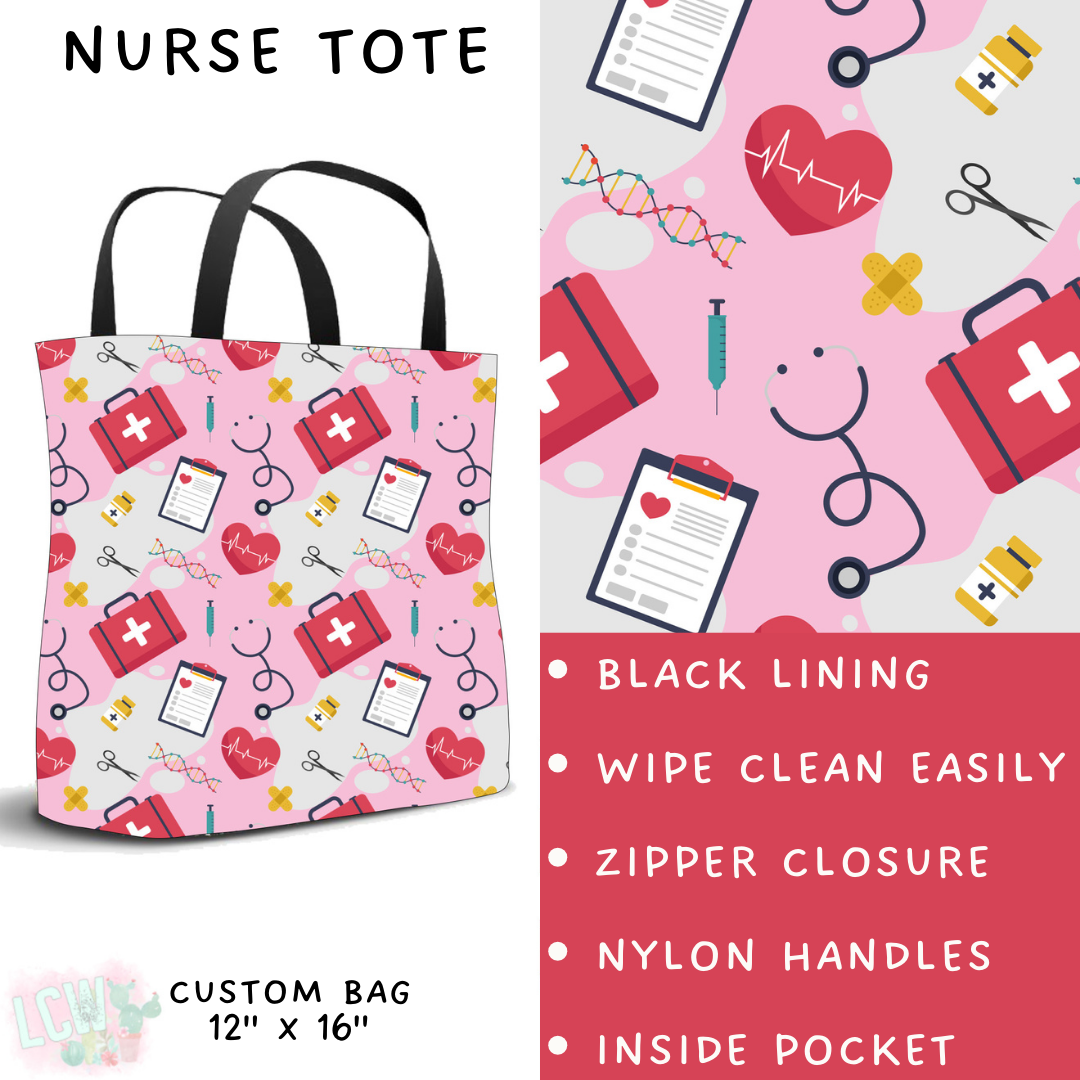 Batch #248 - Careers Collection - Closes 12/4 - ETA late Jan - Nurse Tote