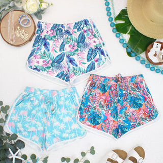 IN STOCK Nova Summer Shorts - Tropical Leaf