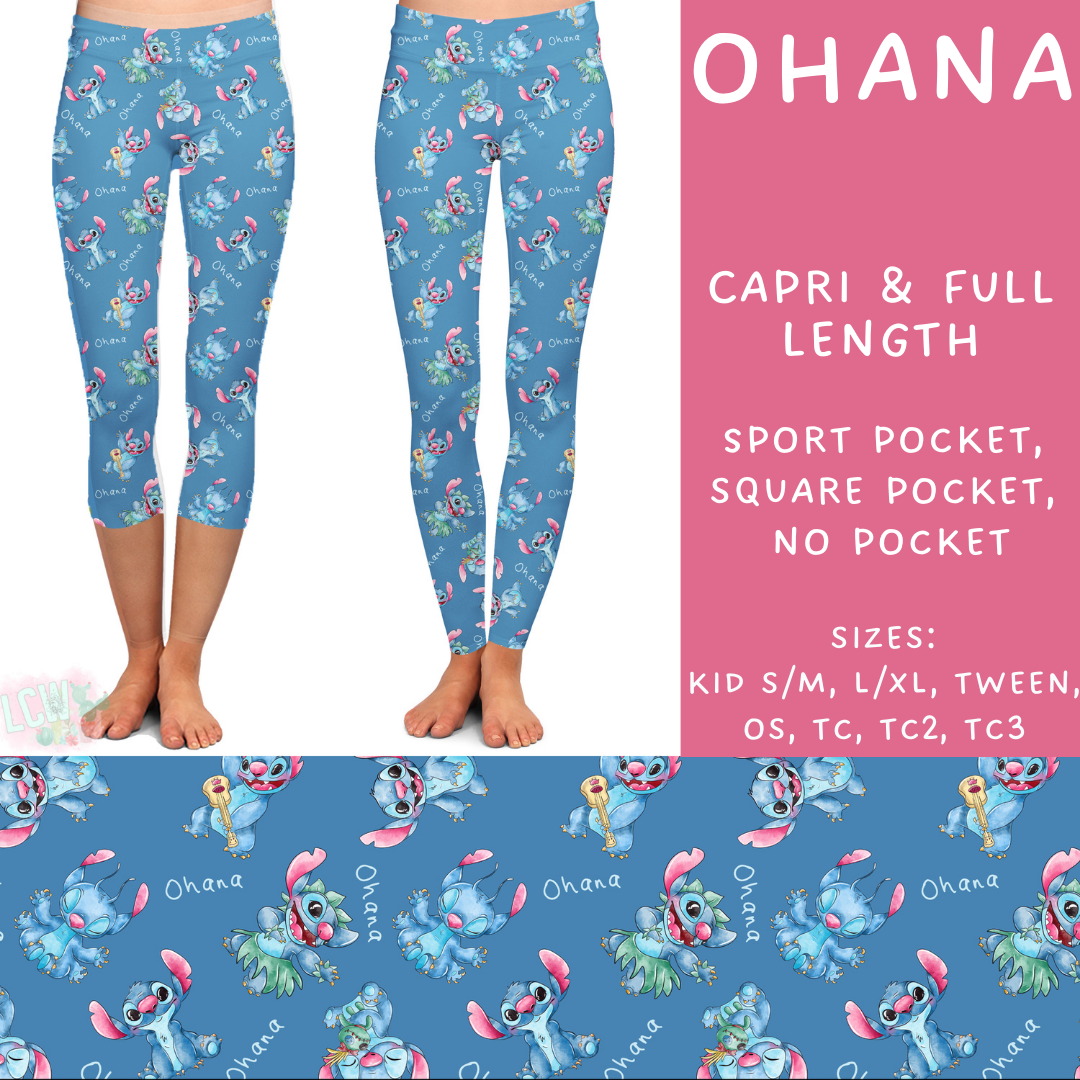 Batch #273 - Magical Faves 10 - Closes 1/20 - ETA late March - Ohana Full and Capri Length Leggings