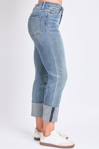 Women's Luxe Dixie High Rise Mega Cuff Straight